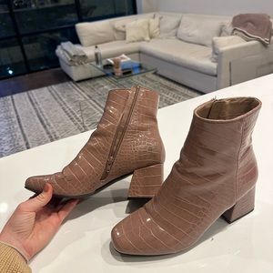 Steve Madden crocodile bootie